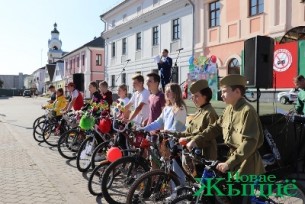 В завершающий день Европейской недели мобильности в Новогрудке прошёл
молодёжный конкурс «Веселое колесо»