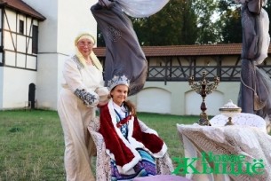«Любчанскі шпацыр Радзівілаў» вновь собрал любчан и гостей поселка на территории Любчанского замка