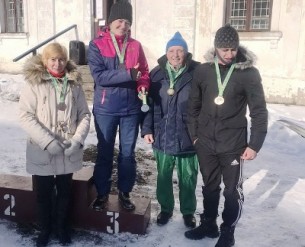 Команда Новогрудского района заняла второе место в соревнованиях по лыжным гонкам в спартакиаде области среди сельских жителей «Золотой колос-2021»