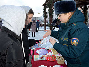 Яркое завершение акции «Безопасность в каждый дом!» в Новогрудке