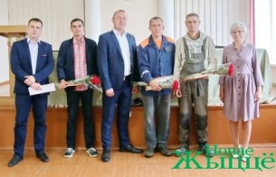 Заслуженные награды вручили строителям Новогрудчины